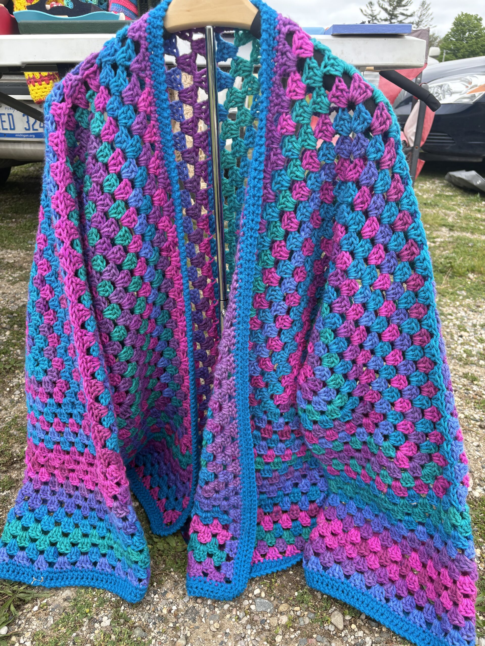 Hexagon cardigan