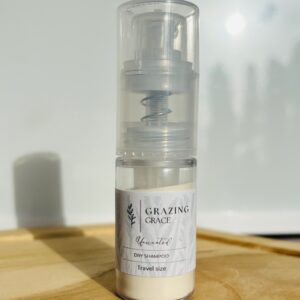 All Natural Dry Shampoo - Travel Size Refillable Puffer Bottle