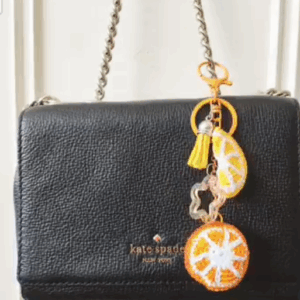 Bag charm: Citrus fruit