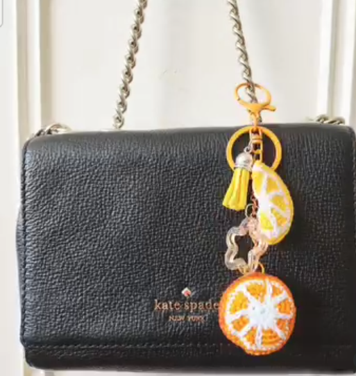 Bag charm: Citrus fruit