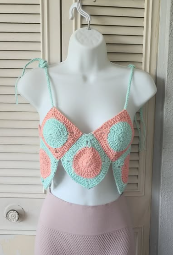 Boho Top: Peppermint Patty