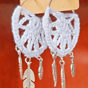 Hoop earrings: Dreamcatcher