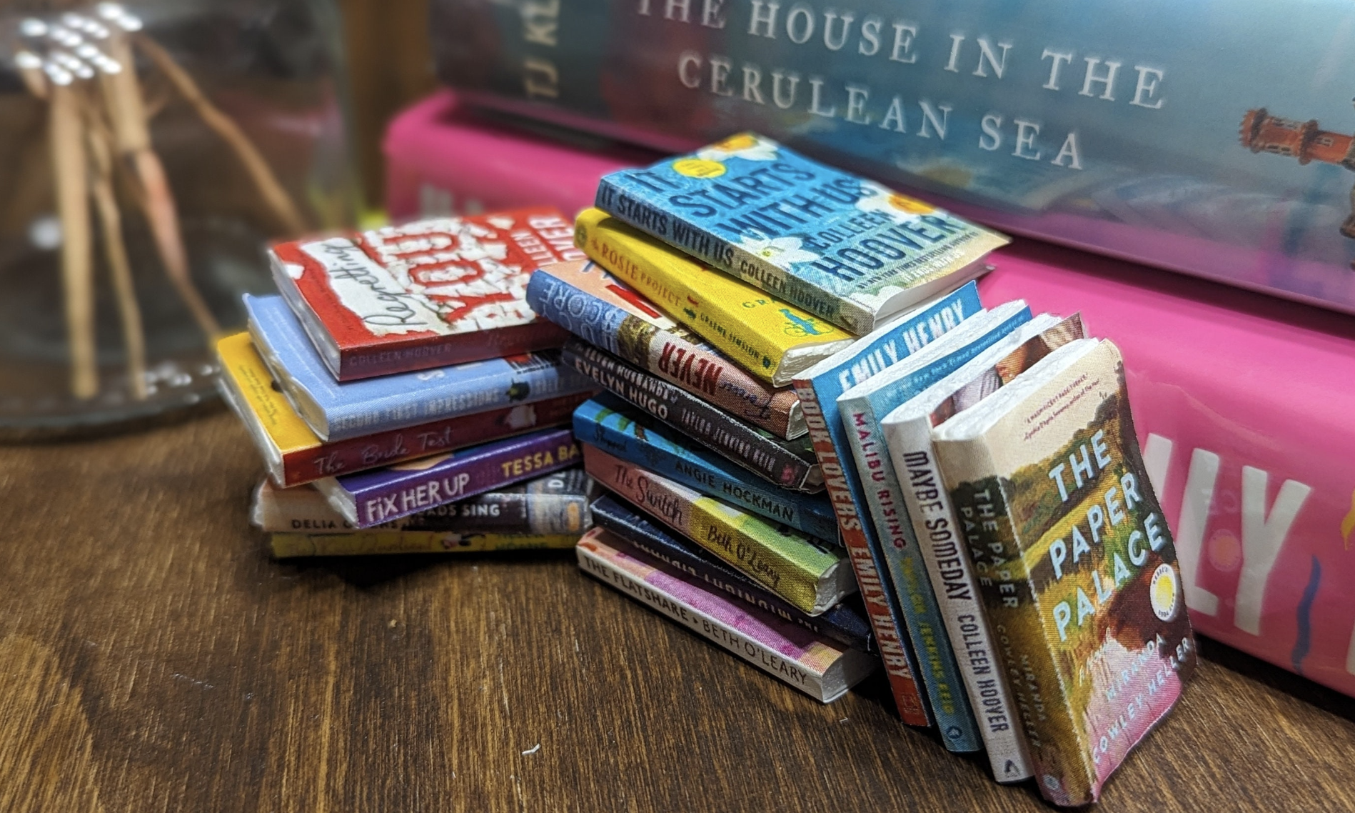 Custom Miniature Books for Mini Library, Book Lover Gift