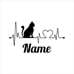 Cat Memorial Window Decal Sticker