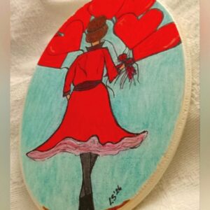 Handpainted Valentine Decor