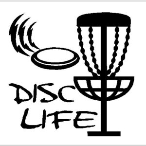 Disc Golf Window Decal