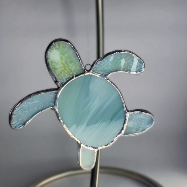 Little Stained Glass Sea Turtle