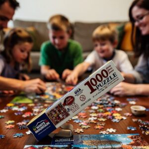 1.01 Mahogany Puzzle Box Lid Holder: "The Boot" - Hands-Free Viewing