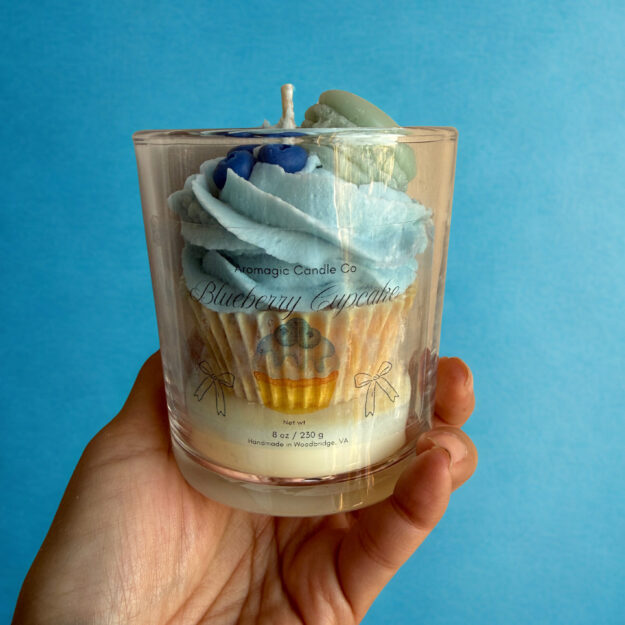 Blueberry Cupcake Candle