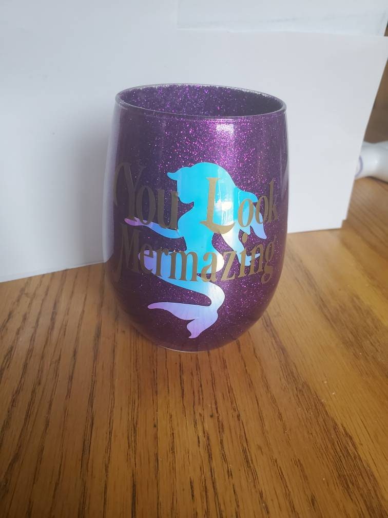 Mermaid Makeup brush holder