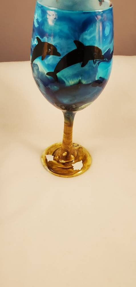 Life is Better at the Beach Wine Glass