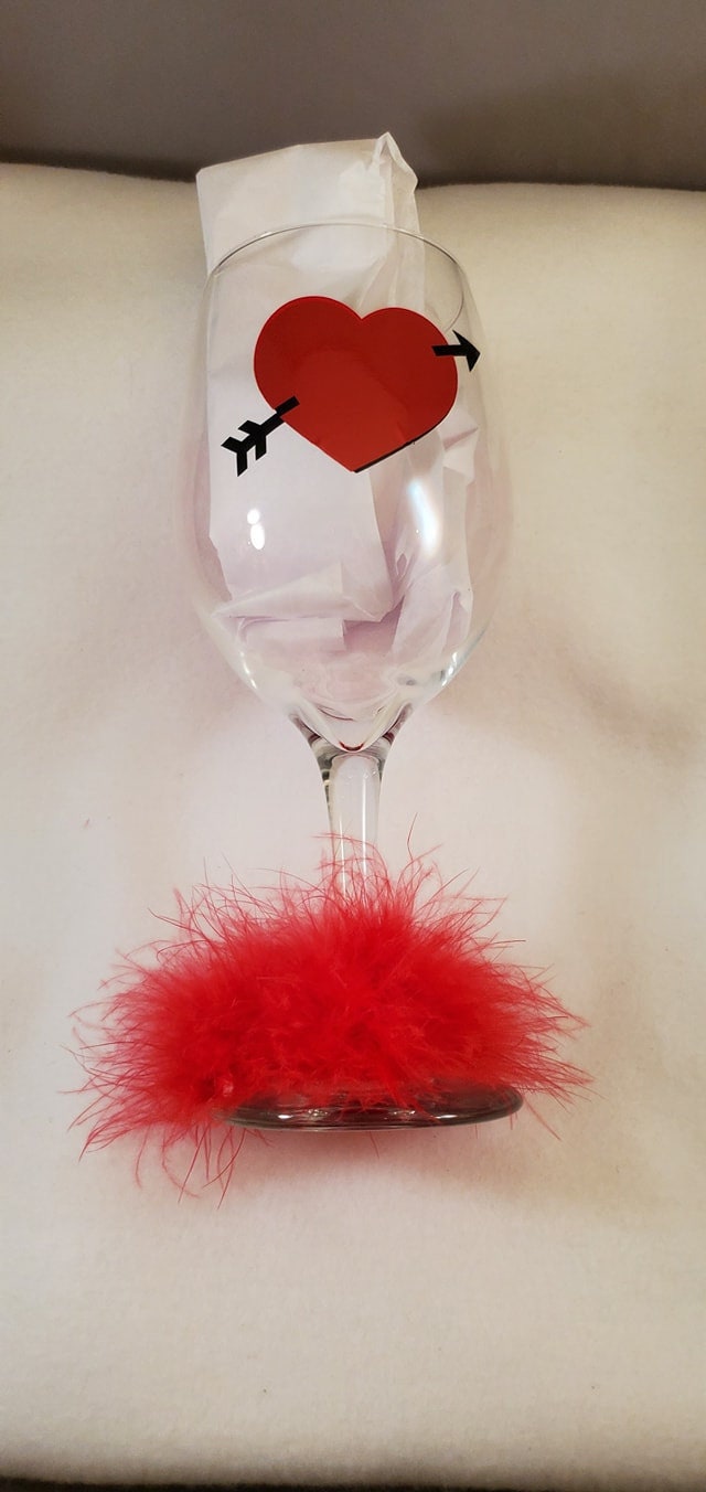 Valentines Day Wine Glasses