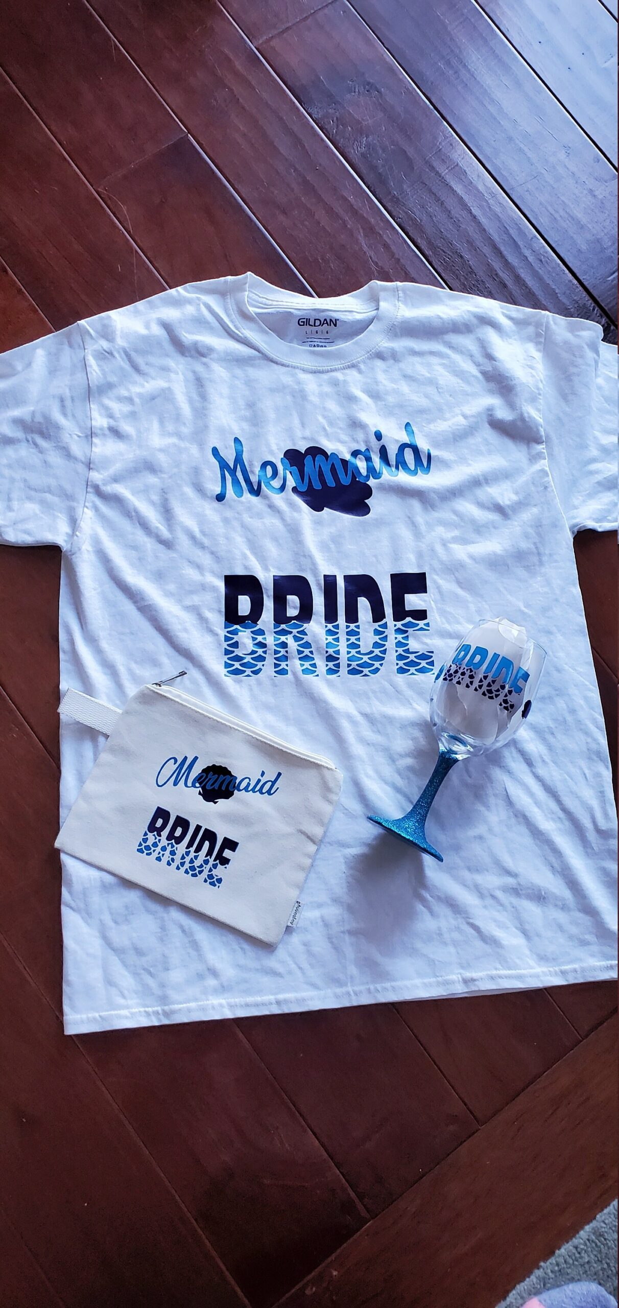 Mermaid Bride Makeup Bag