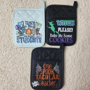 Spooky Halloween Pot Holders
