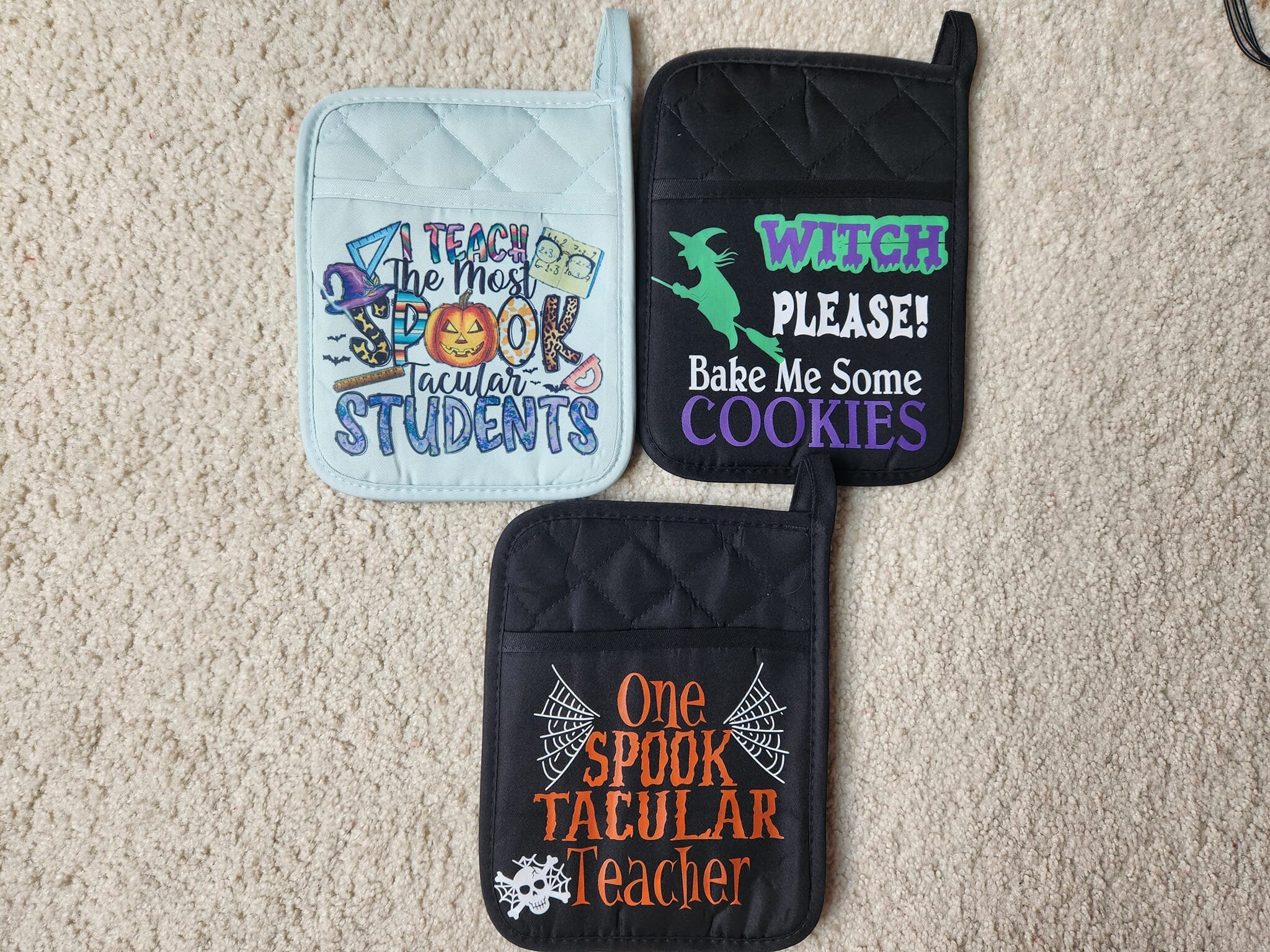 Spooky Halloween Pot Holders