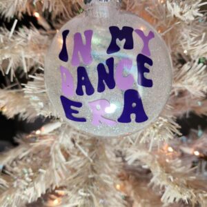 Dancer Ballerina Christmas ornament. Dance mom ornament