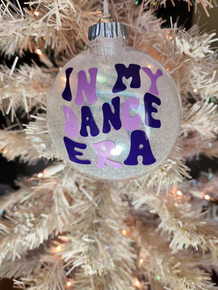 Dancer Ballerina Christmas ornament. Dance mom ornament