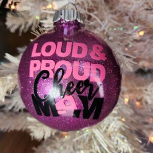 Custom Cheerleading ornaments. Perfect gift for the team.