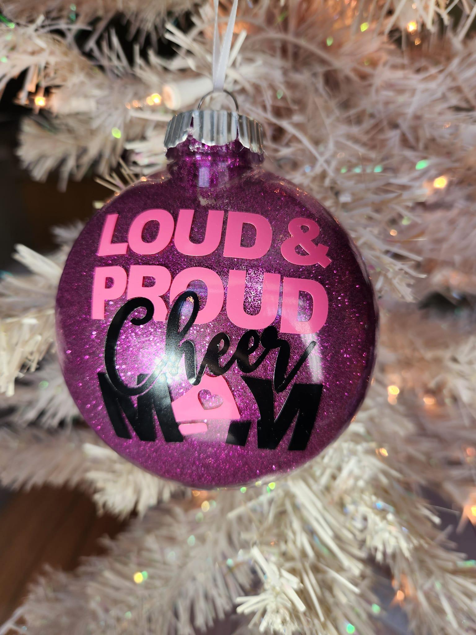 Custom Cheerleading ornaments. Perfect gift for the team.