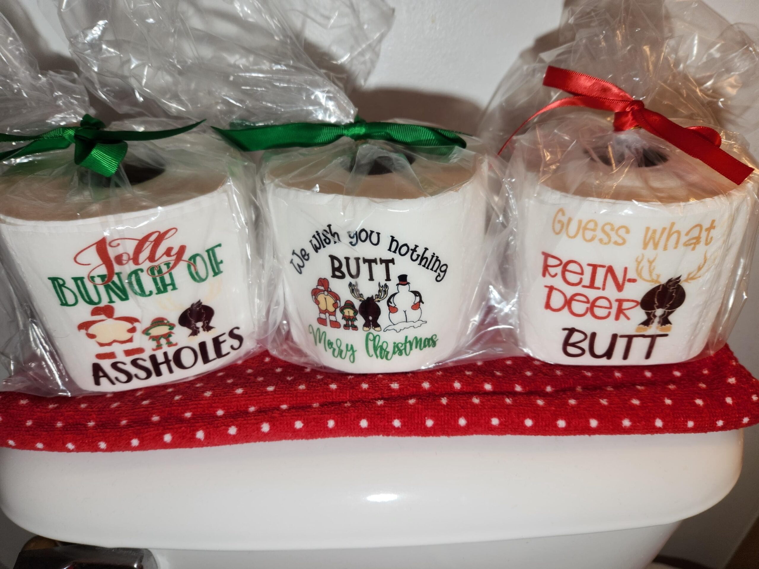 Gag Gift, Funny Toilet Paper, White Elephant Gift, Stocking Stuffer