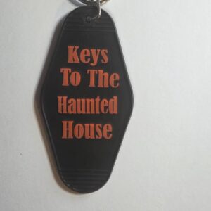 Spooky Halloween Hotel Keychains