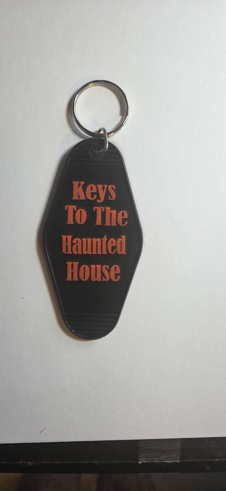 Spooky Halloween Hotel Keychains