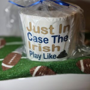 Funny Gag Gift Football Toilet Paper