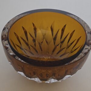 Amber hand crafted bowl