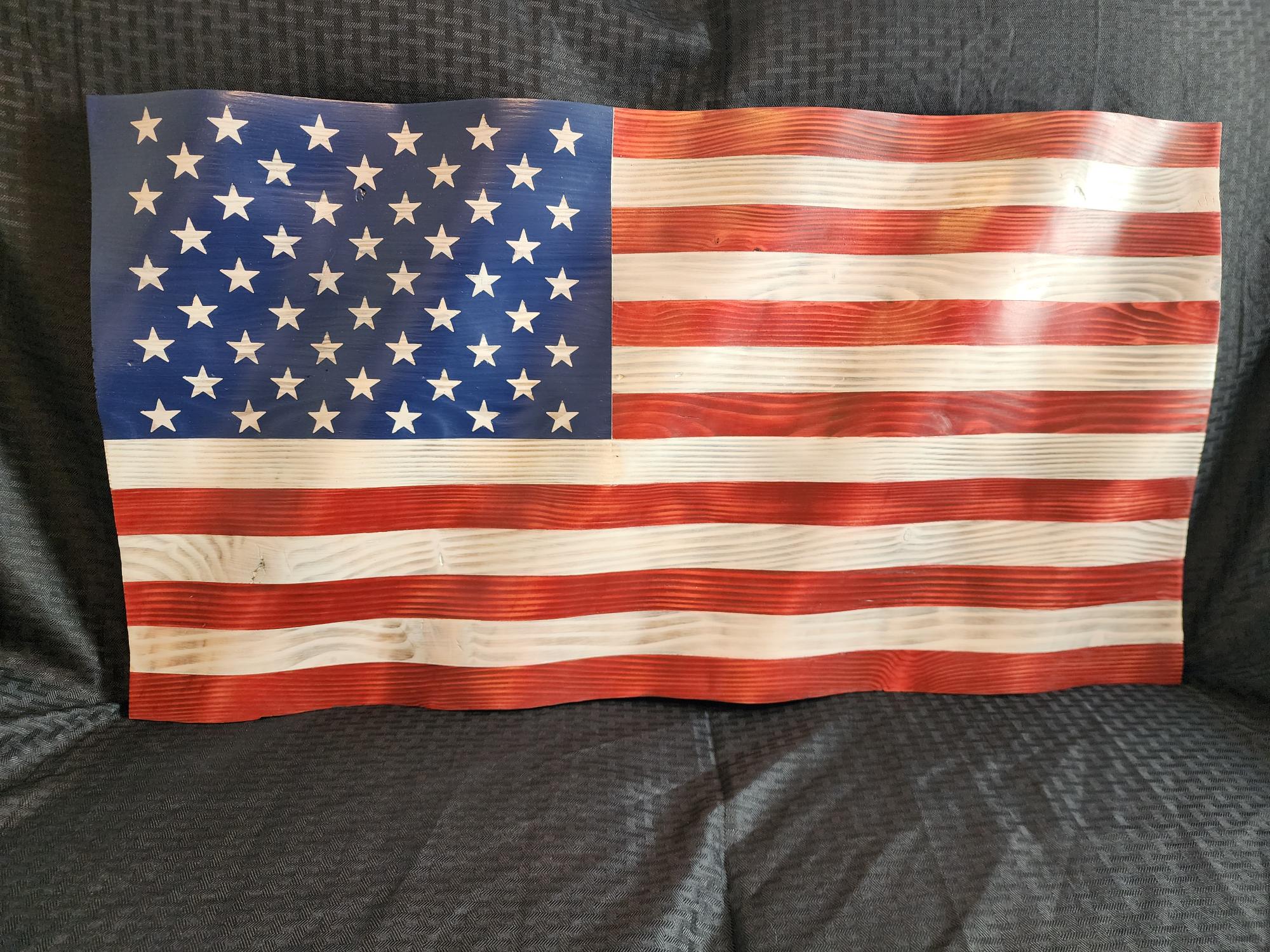 Wavey American Flag