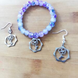 Earrings and Bracelet