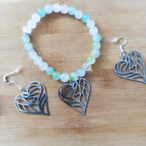 Heart is 1.6 inches small