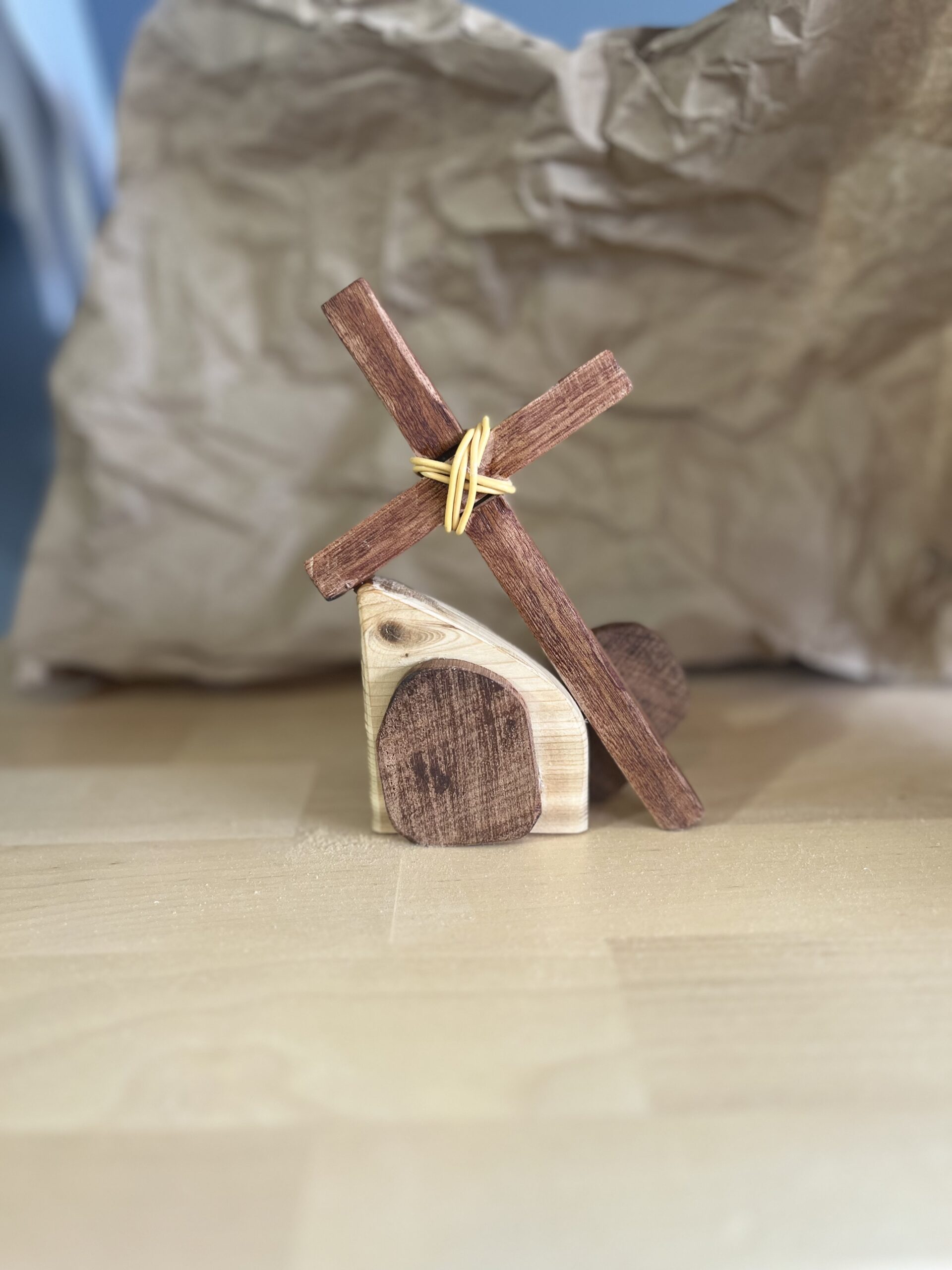 Cross and Empty Tomb Christian Resurrection Display - Image 2