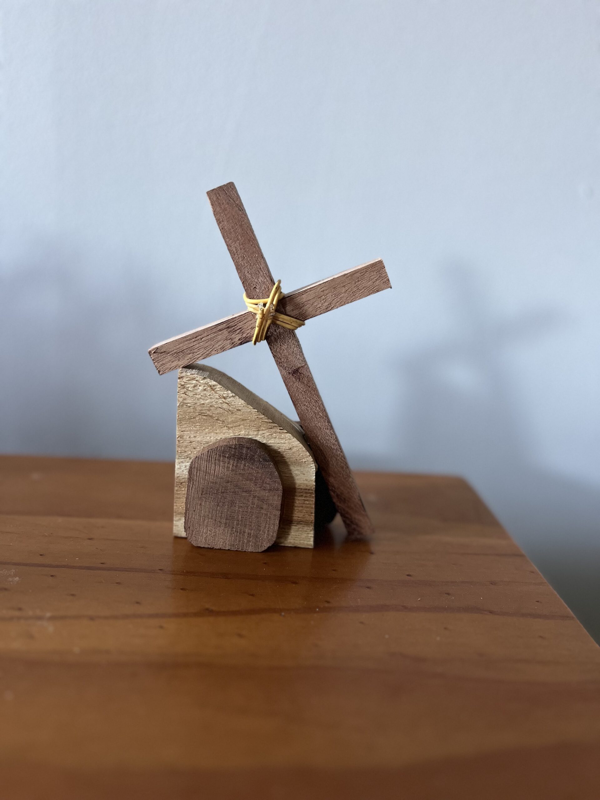 Cross and Empty Tomb Christian Resurrection Display - Image 5