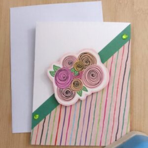 C1 Handmade blank greeting card for home decor