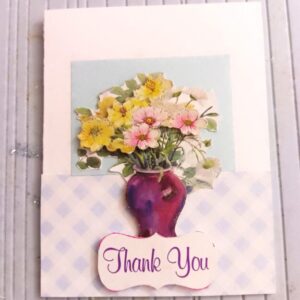 C1 Handmade Thank you, card
