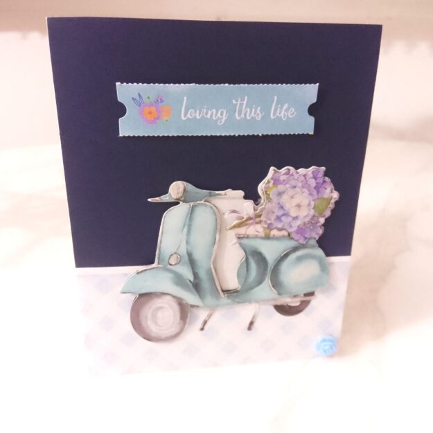 C4 handmade self love greeting card.