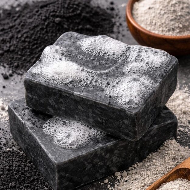 Activated Charcoal Tea Tree bar WITH PUMICE