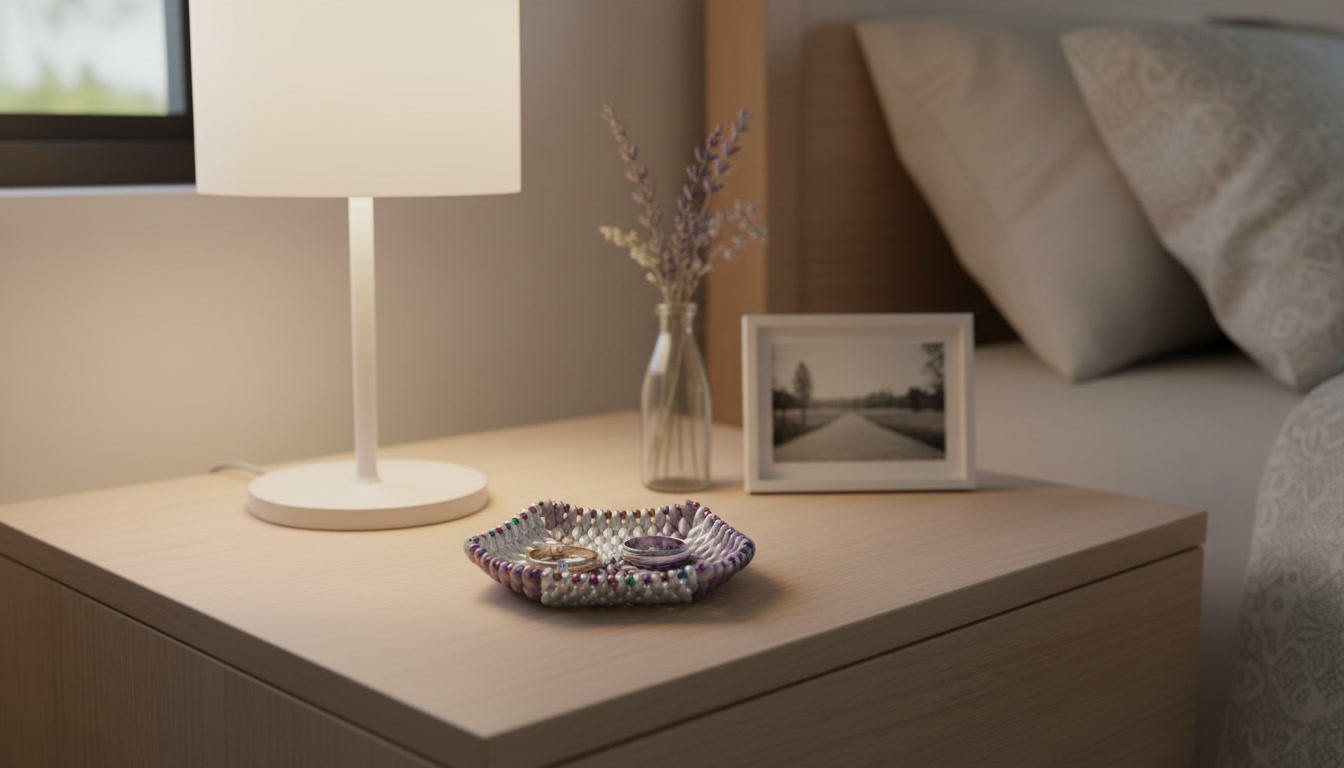 Low Tide Beaded Ring Dish