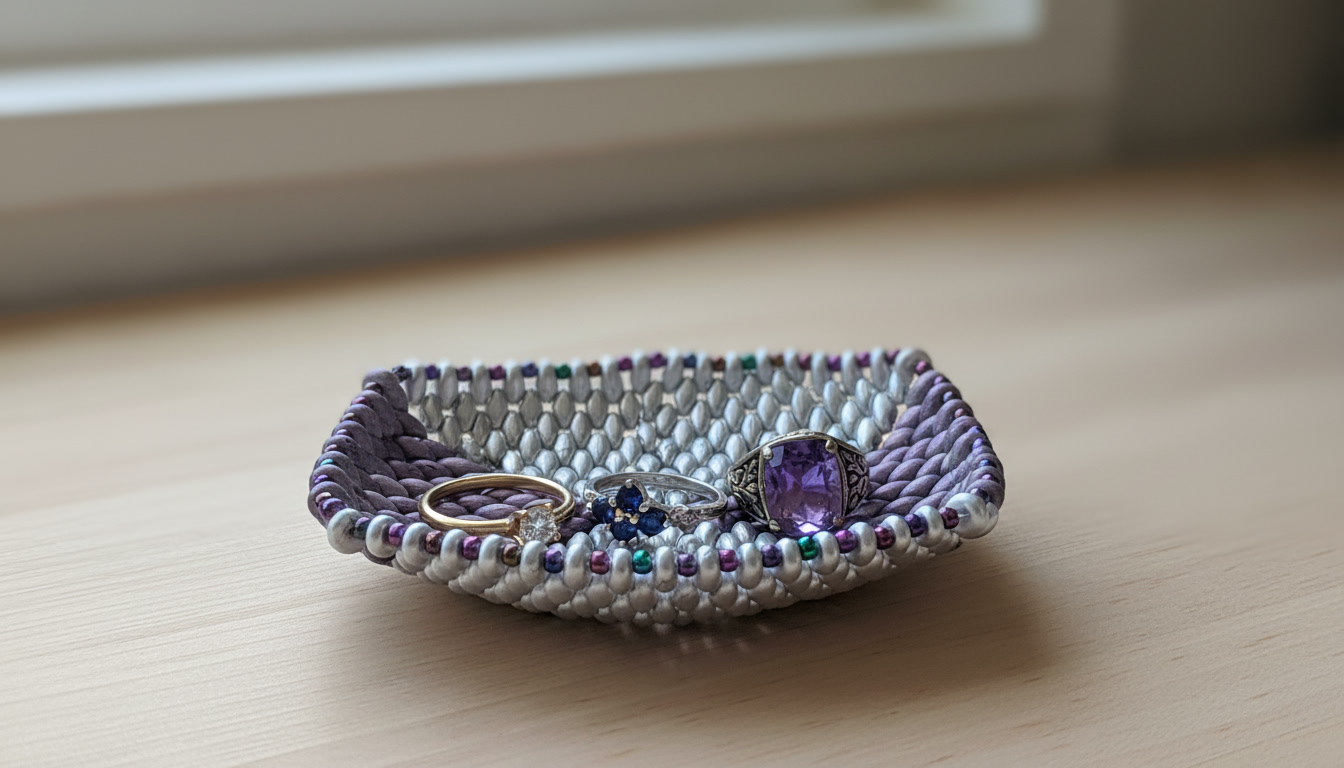 Low Tide Beaded Ring Dish