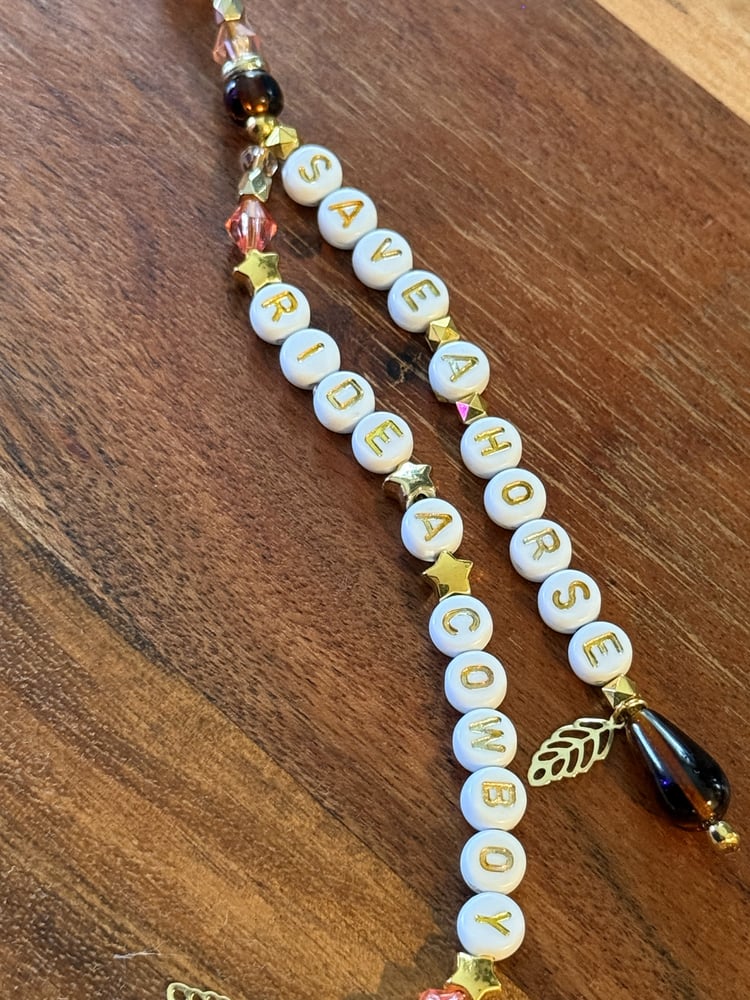 Cowboy Romantasy Bookmark | Handmade Beaded Bookmark | Romance & Fantasy Trope Lovers