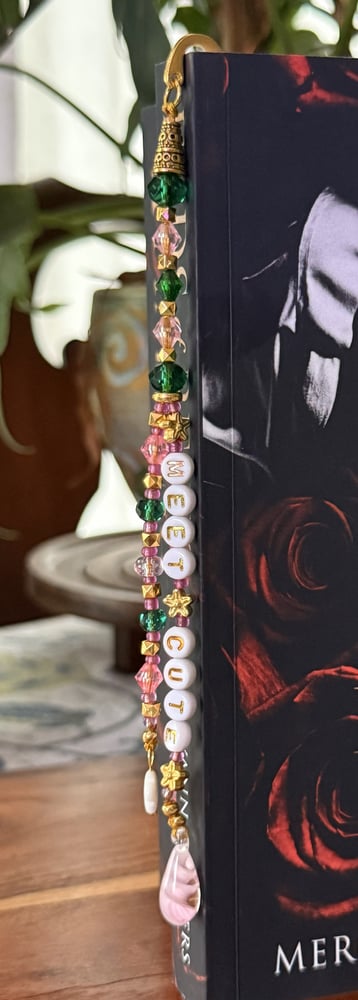 Meet Cute | Romance Booklovers | Handmade Beaded Bookmark | Romantasy Book Lovers