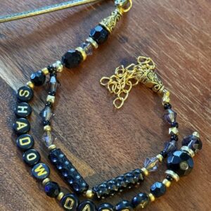 Shadow Daddy | Spicy Booklovers | Handmade Beaded Bookmark for Romance & Fantasy Trope Lovers