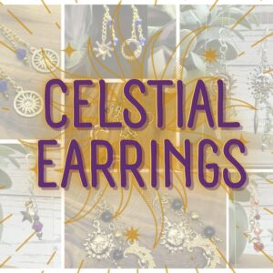 Celestial Charm Earrings | Sun Moon Star Jewelry | Gold & Silver Tone Dangle Earrings