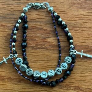 BLEGHSSED Bracelet | Metalcore‑Inspired Statement Jewelry | Silver or Gold Finish