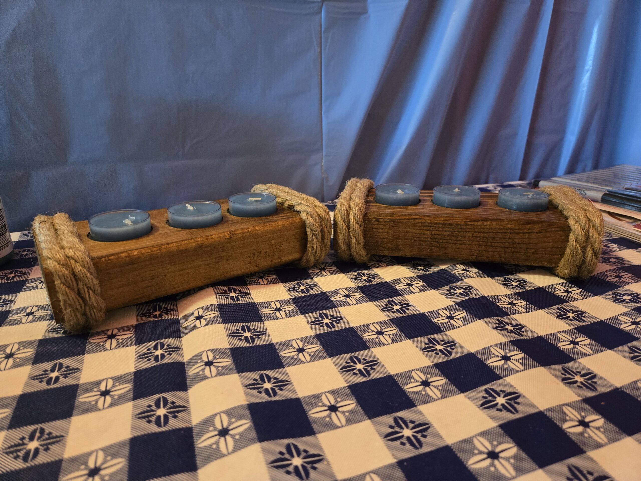 Rustic Nautical Candle holder