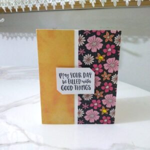 C38 Handmade any occasion uplifting A2 greeting card