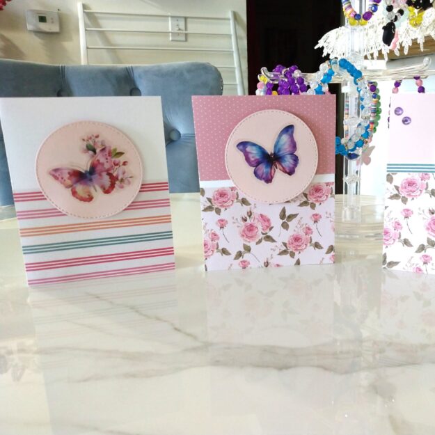 C51 3 Never Give Up Hope Handmade A2 greeting card for her