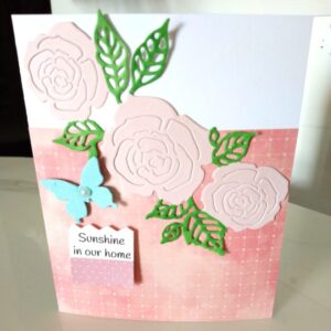 C55 Handmade A2 blank Sunshine in our home, Mother's Day home decor.