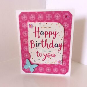 C66 Happy Birthday A2 greeting card for her