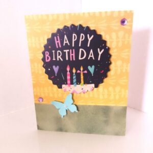 C63 Happy Birthday A2 greeting card